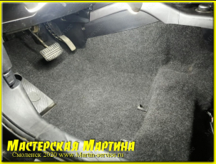 Восстановлени напольного покрытия Mitsubishi Outlander - фото - 4
