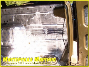Шумоизоляция  УАЗ 452 "Буханка" - фото - 25