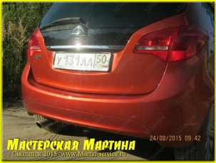 Установка парковочного радара в Opel Meriva B ч.2 - фото - 26