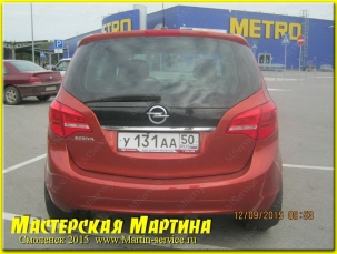 Установка парковочного радара в Opel Meriva B ч.2 - фото - 3
