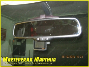 Установка камеры заднего вида и монитора в Opel Meriva B - фото - 5