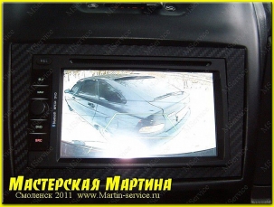 Установка камеры заднего вида в Opel Agila - фото - 1