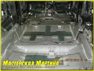 Шумоизоляция Nissan Pathfinder 2012 - фото - 118