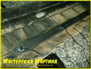 Установка парковочного радара в Citroen С5 - фото - 12