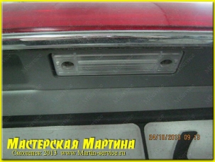 Установка камеры заднего вида в Chevrolet Epica - фото - 7