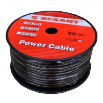 Кабель силовой "Power Cable" 1х10мм², черный, 50м., d 7,5 мм. 01-7022 - фото - 1